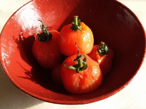 甘味凝縮 プチトマトのコンフィ レシピ 作り方 By Tokeiya Japan 楽天レシピ